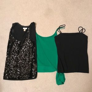 Bonus! 3 dressy tops in one listing